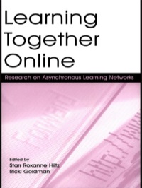 Imagen de portada: Learning Together Online 1st edition 9780805848663
