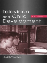 表紙画像: Television and Child Development 3rd edition 9780805848649