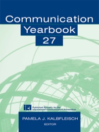 表紙画像: Communication Yearbook 27 1st edition 9780805848199