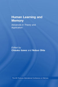 صورة الغلاف: Human Learning and Memory 1st edition 9781138003934
