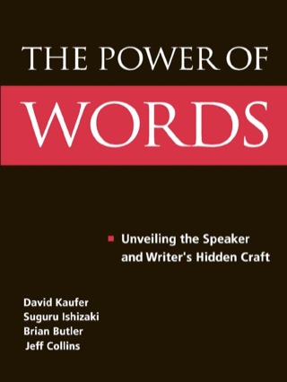 Cover image: The Power of Words 1st edition 9780805847833