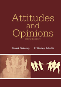 Cover image: Attitudes and Opinions 3rd edition 9780805847697