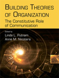 صورة الغلاف: Building Theories of Organization 1st edition 9780805847109