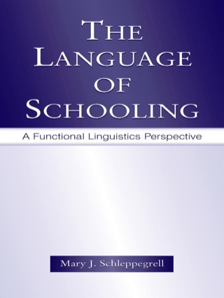 صورة الغلاف: The Language of Schooling 1st edition 9780805846768