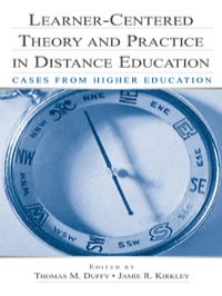 صورة الغلاف: Learner-Centered Theory and Practice in Distance Education 1st edition 9780805845778