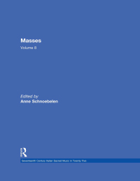 Cover image: Masses by Giovanni Andrea Florimi, Giovanni Francesco Mognossa, and Bonifazio Graziani 1st edition 9780815324140