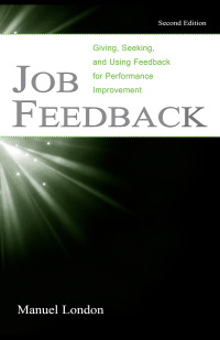 Immagine di copertina: Job Feedback 2nd edition 9780805844955
