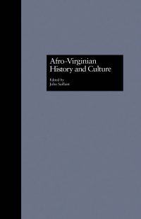 Cover image: Afro-Virginian History and Culture 1st edition 9780815324348
