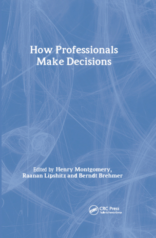 Cover image: How Professionals Make Decisions 1st edition 9780805844702