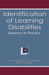 Titelbild: Identification of Learning Disabilities 1st edition 9780805844474