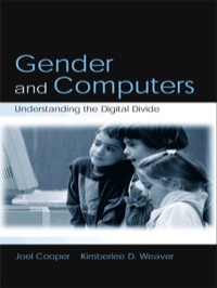Imagen de portada: Gender and Computers 1st edition 9780805844276