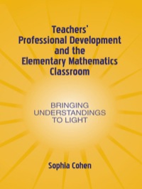 Imagen de portada: Teachers' Professional Development and the Elementary Mathematics Classroom 1st edition 9780805842876