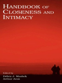 Imagen de portada: Handbook of Closeness and Intimacy 1st edition 9780805842852