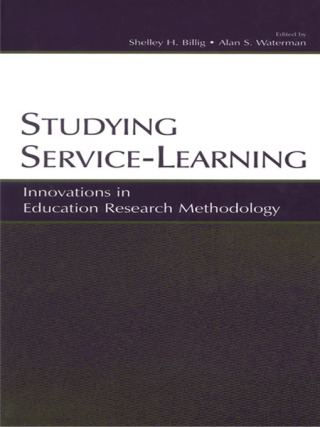 Imagen de portada: Studying Service-Learning 1st edition 9780805842760