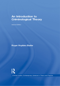 表紙画像: An Introduction to Criminological Theory 1st edition 9780815325093