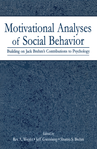 Cover image: Motivational Analyses of Social Behavior 1st edition 9780415650304