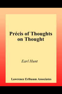 Omslagafbeelding: Thoughts on Thought 1st edition 9780805842531