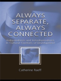 Imagen de portada: Always Separate, Always Connected 1st edition 9780805842487