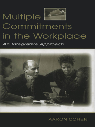 Imagen de portada: Multiple Commitments in the Workplace 1st edition 9780805842340