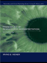 Cover image: Principles of Rorschach Interpretation 2nd edition 9781138003774