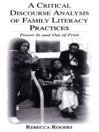 Imagen de portada: A Critical Discourse Analysis of Family Literacy Practices 1st edition 9780805842265