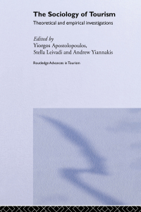 Imagen de portada: The Sociology of Tourism 1st edition 9780415135085