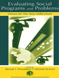 Imagen de portada: Evaluating Social Programs and Problems 1st edition 9780805841848