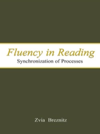 صورة الغلاف: Fluency in Reading 1st edition 9780805841442