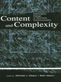 Cover image: Content and Complexity 1st edition 9780805841404