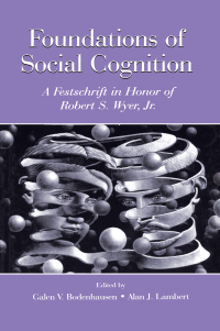 表紙画像: Foundations of Social Cognition 1st edition 9780805841329