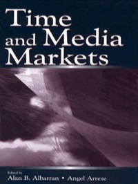 Imagen de portada: Time and Media Markets 1st edition 9781138861299