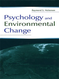 Cover image: Psychology and Environmental Change 1st edition 9780805840964