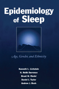 Cover image: Epidemiology of Sleep 1st edition 9780805840803