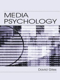 Cover image: Media Psychology 1st edition 9780805840483