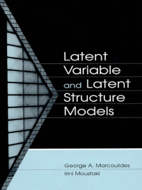 Immagine di copertina: Latent Variable and Latent Structure Models 1st edition 9780415649612