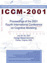 صورة الغلاف: Proceedings of the 2001 Fourth International Conference on Cognitive Modeling 1st edition 9781138411661