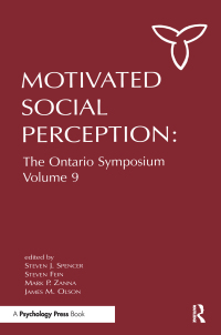 Titelbild: Motivated Social Perception 1st edition 9780805840360
