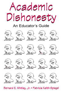 Imagen de portada: Academic Dishonesty 1st edition 9780805840193