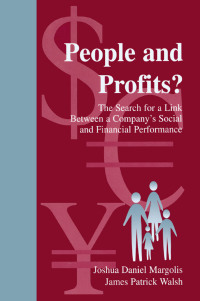 Cover image: People and Profits? 1st edition 9781138160576