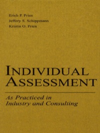 Imagen de portada: Individual Assessment 1st edition 9780805839760