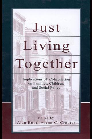 Imagen de portada: Just Living Together 1st edition 9780805839630