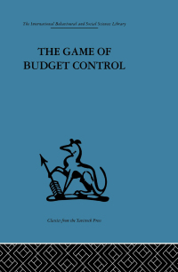 Titelbild: The Game of Budget Control 1st edition 9780415264419