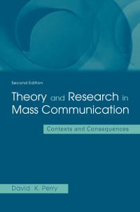 صورة الغلاف: Theory and Research in Mass Communication 2nd edition 9780805839388