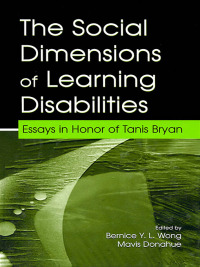 Cover image: The Social Dimensions of Learning Disabilities 1st edition 9781138866669