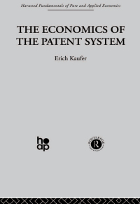 Cover image: The Economics of the Patent System 1st edition 9780415269308