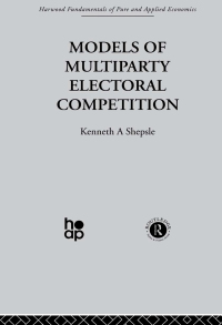Omslagafbeelding: Models of Multiparty Electoral Competition 1st edition 9780415269452