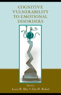 Cover image: Cognitive Vulnerability to Emotional Disorders 1st edition 9780805838282