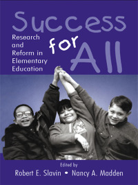 Imagen de portada: Success for All 1st edition 9780805838107