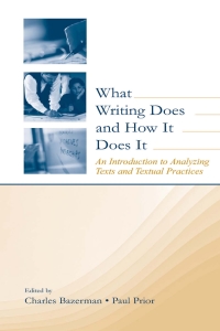 表紙画像: What Writing Does and How It Does It 1st edition 9780805838053
