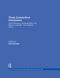 Cover image: Three Connecticut Composers 1st edition 9781138990357